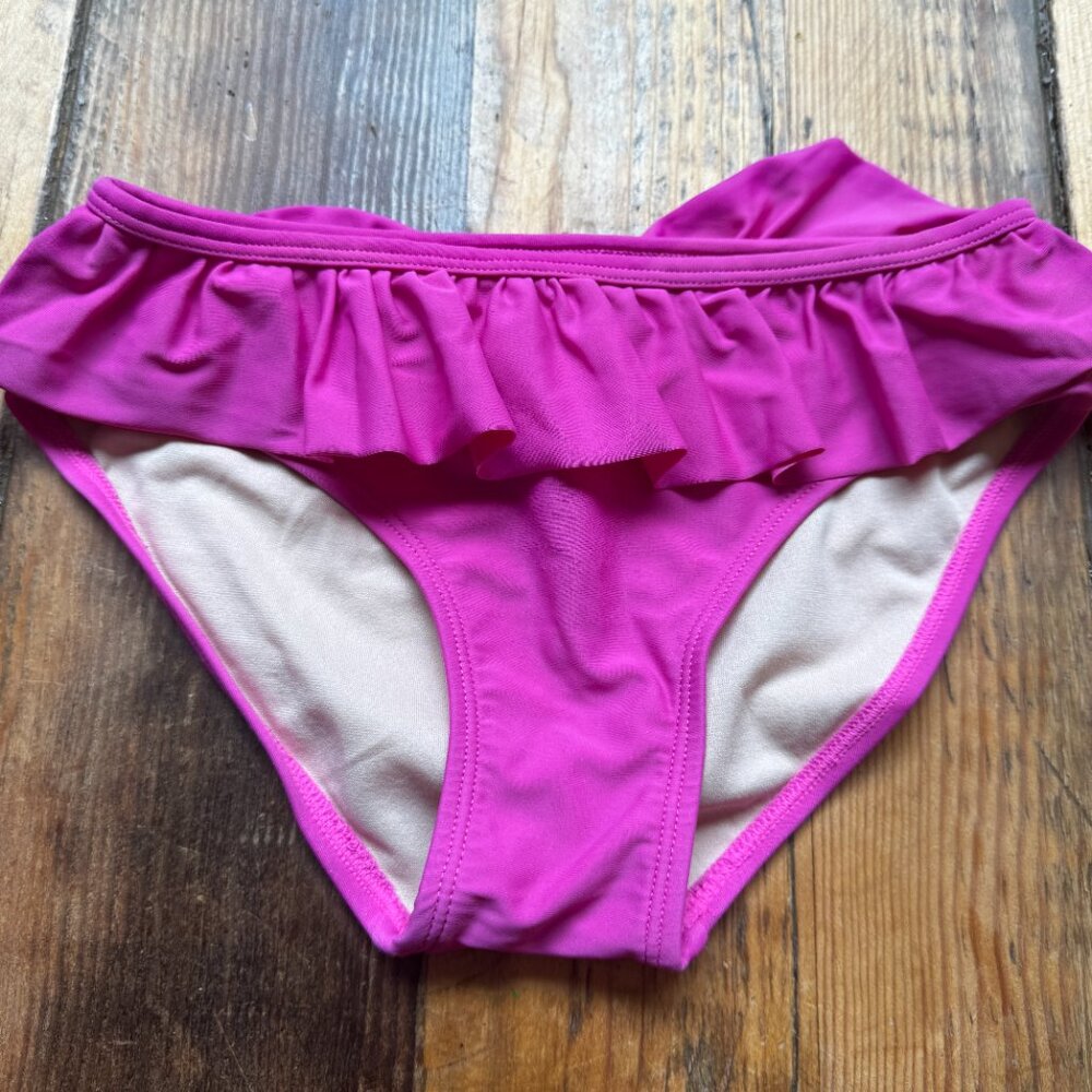 Tea Collection Girls Ruffle Swim Bottoms Pink Size 7